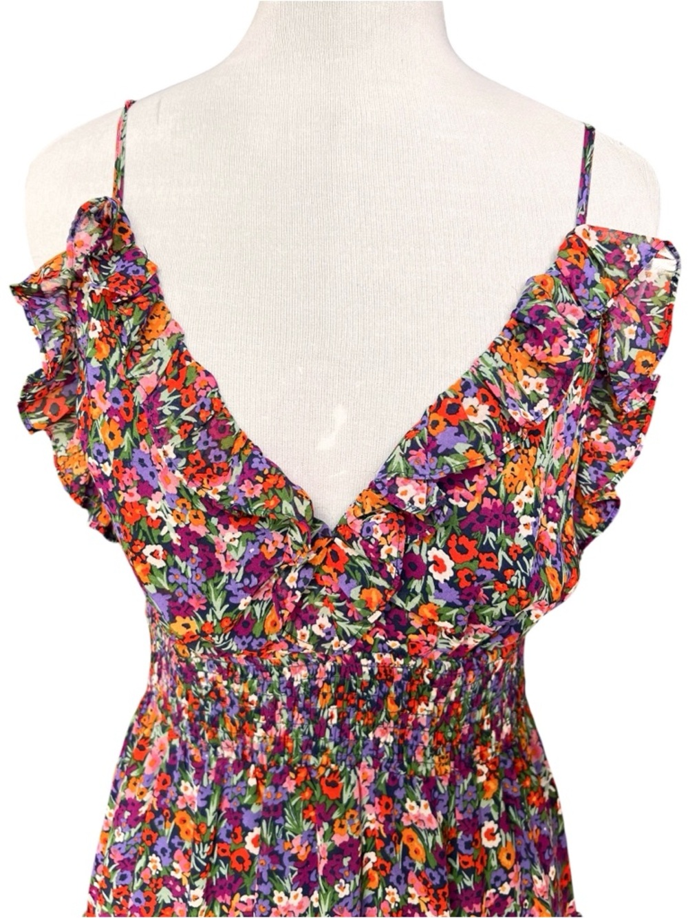 Dress Forum Berry Jam Ruffle Mini Dress Size M - Picture 10 of 14